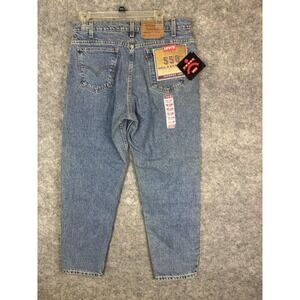 Vintage Levi's 550 Jeans Mens 34x30 Orange Tab 90s Denim Made In USA Blue Loose